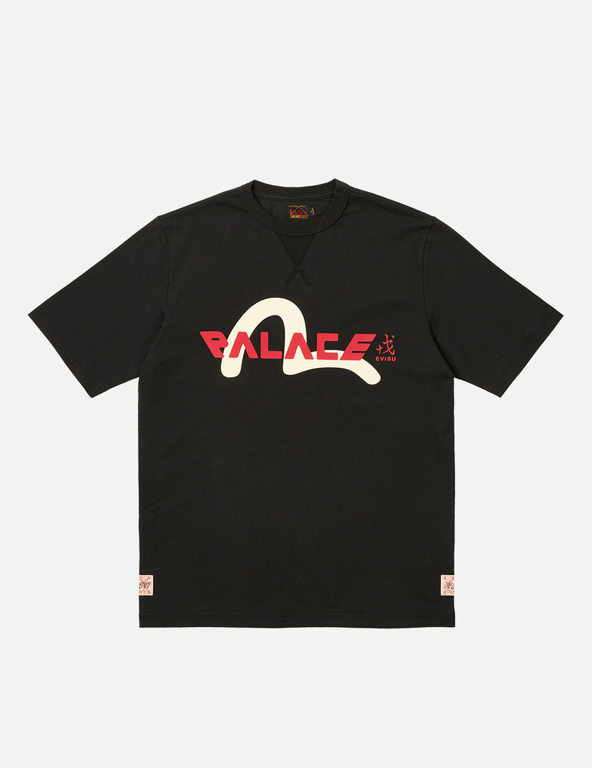 PALACE EVISU Contrasting Logo Print Regular Fit T-shirt