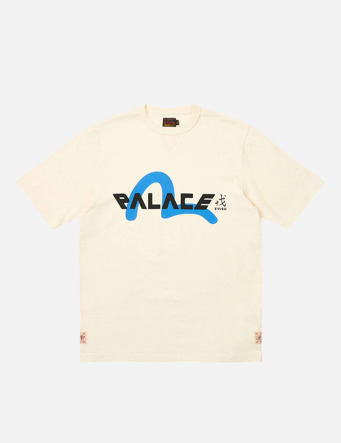PALACE EVISU Contrasting Logo Print Regular Fit T-shirt