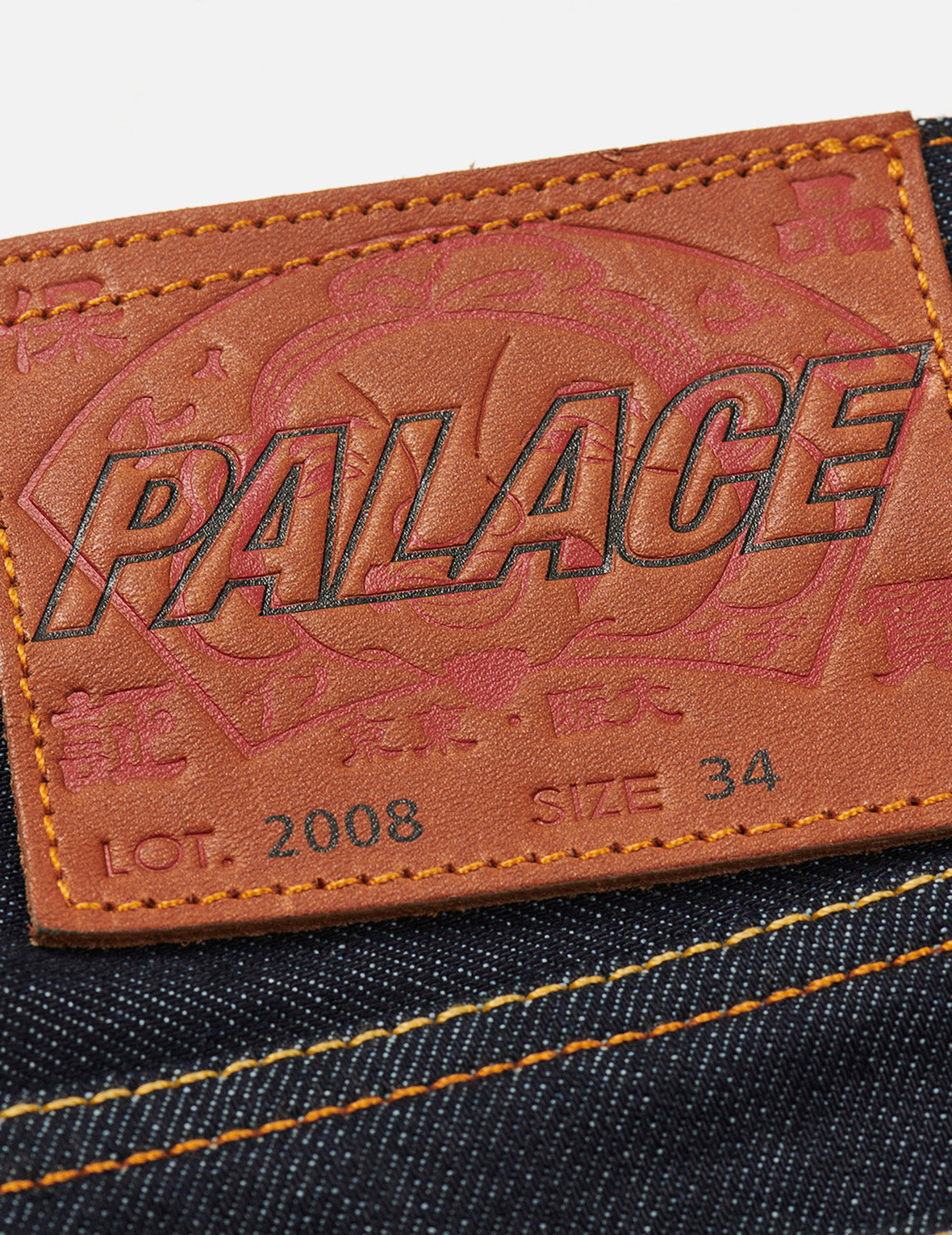 PALACE EVISU ダイス ダイコック プリント レギュラー ストレート フィット ジーンズ #2008