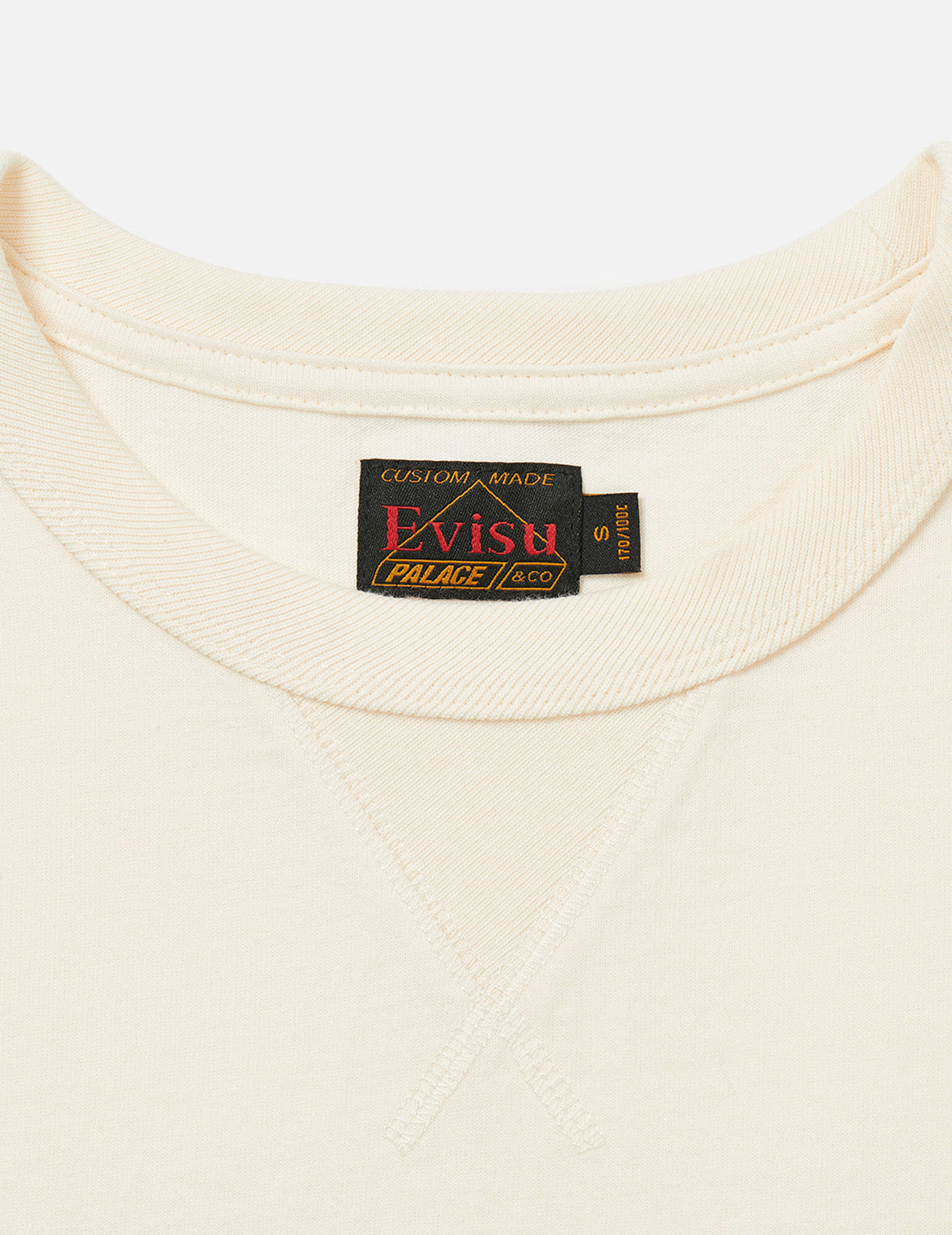 PALACE EVISU コントラストロゴプリント レギュラーフィット Tシャツ