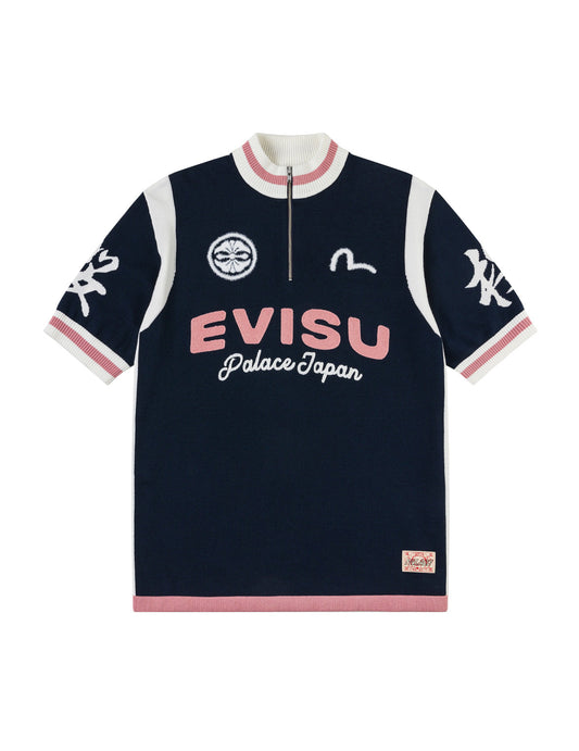PALACE EVISU ニットポロシャツ